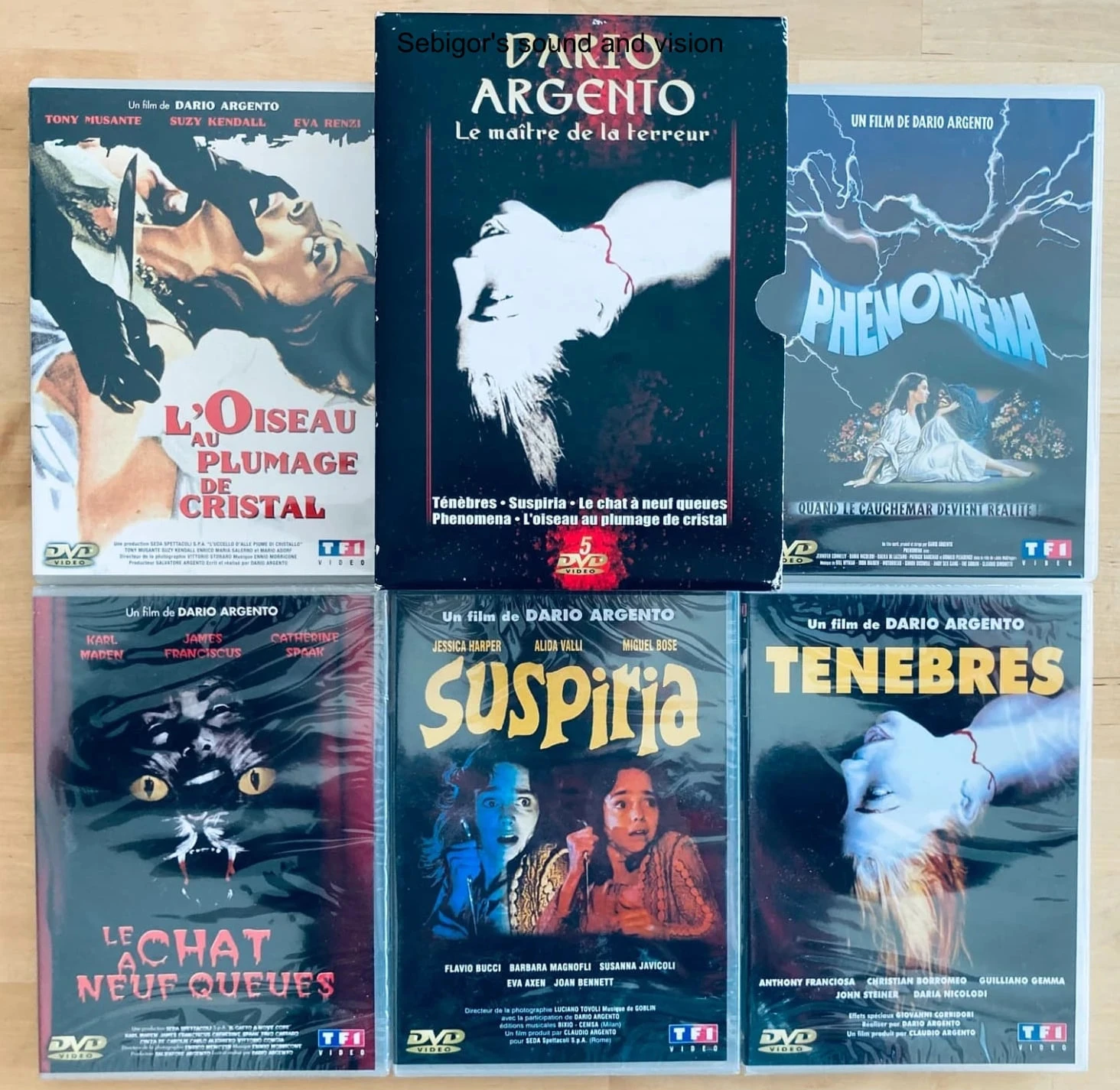 Coffret 5 DVD Dario Argento. – photo 3